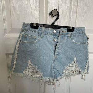 Denim shorts